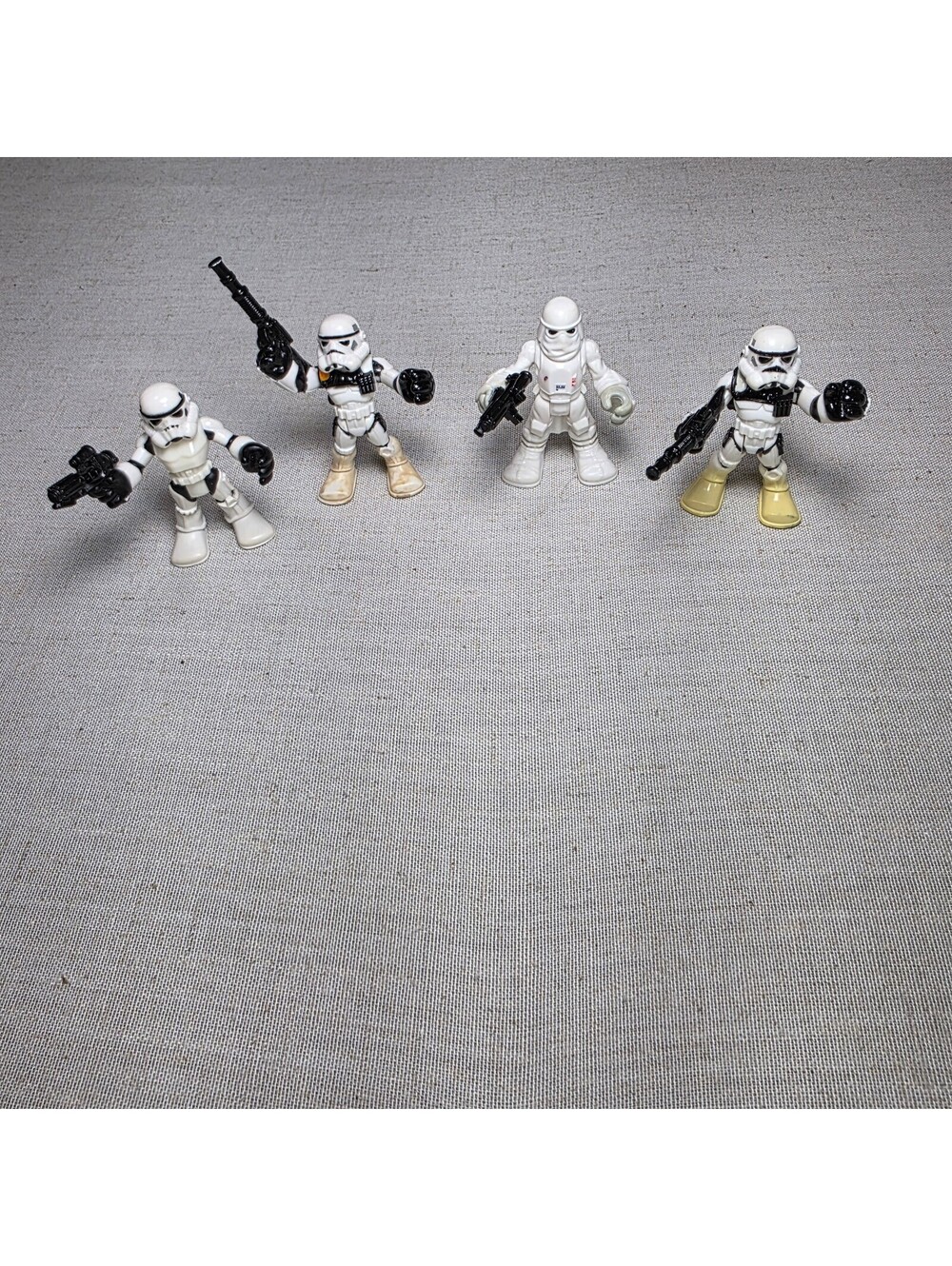 Star Wars Galactic Heroes Stormtrooper Sandtrooper Snowtrooper Lot 4 Hasbro